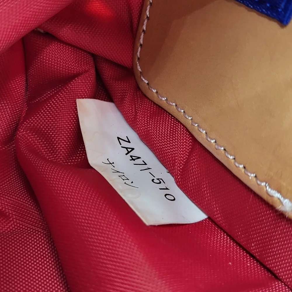 Burberry Nova Check Blue Label Waist Crossbody Bag Canvas Red..Authentic..